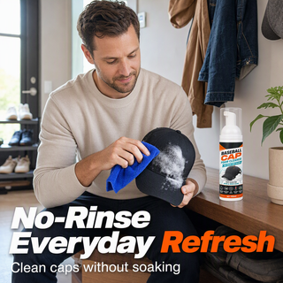 CapRevive Foam – No-Rinse Deep-Clean Foam Cleaner for Baseball Caps