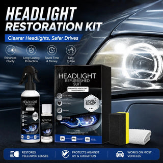 ClearBeam Headlight Restorer – Oxidation & Yellowing Removal Polish Kit