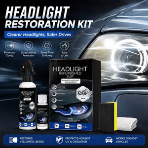 ClearBeam Headlight Restorer – Oxidation & Yellowing Removal Polish Kit