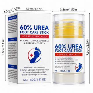 HeelGlide – 60% Urea Foot Care Stick for Dry, Cracked Heels