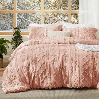 BohoCloud – Tufted Boho Comforter Set with Pillow Shams