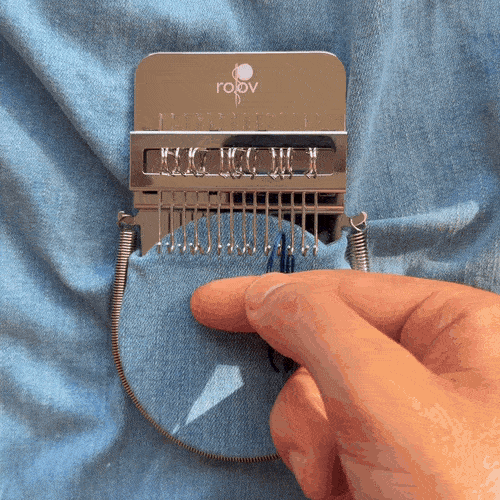 MendLoom – Wooden Darning Loom Kit with Patterns & Video Tutorials