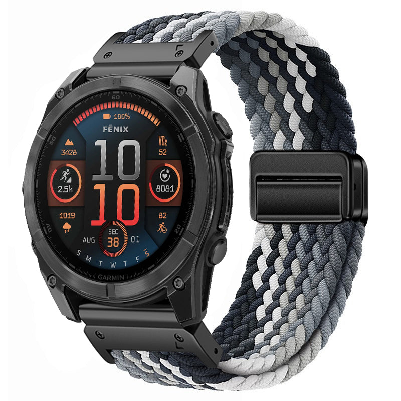 MagWeave – Magnetic Buckle Stretch Nylon Band for Garmin QuickFit 20/22/26mm