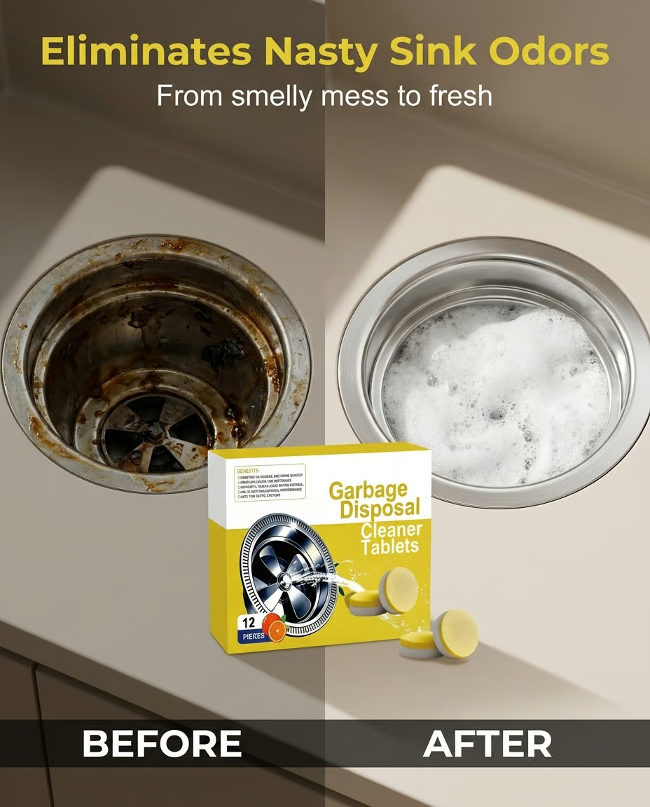 FoamFresh – Deep Clean Garbage Disposal Cleaner Tablets