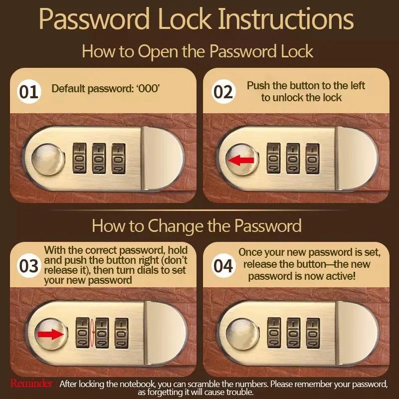 CashVault – 100-Pocket Combination-Lock Currency Album