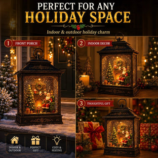 🎅 SantaGlow – Magical Fireplace Lantern 🎄 Bring Christmas Home ✨