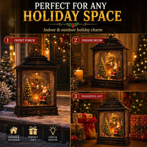 🎅 SantaGlow – Magical Fireplace Lantern 🎄 Bring Christmas Home ✨