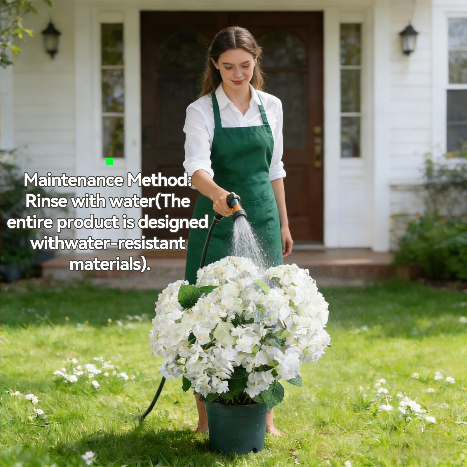 PorchBloom – 🔥🔥 Artificial Outdoor Hydrangea Flowers, UV-Resistant, Waterproof & Windproof