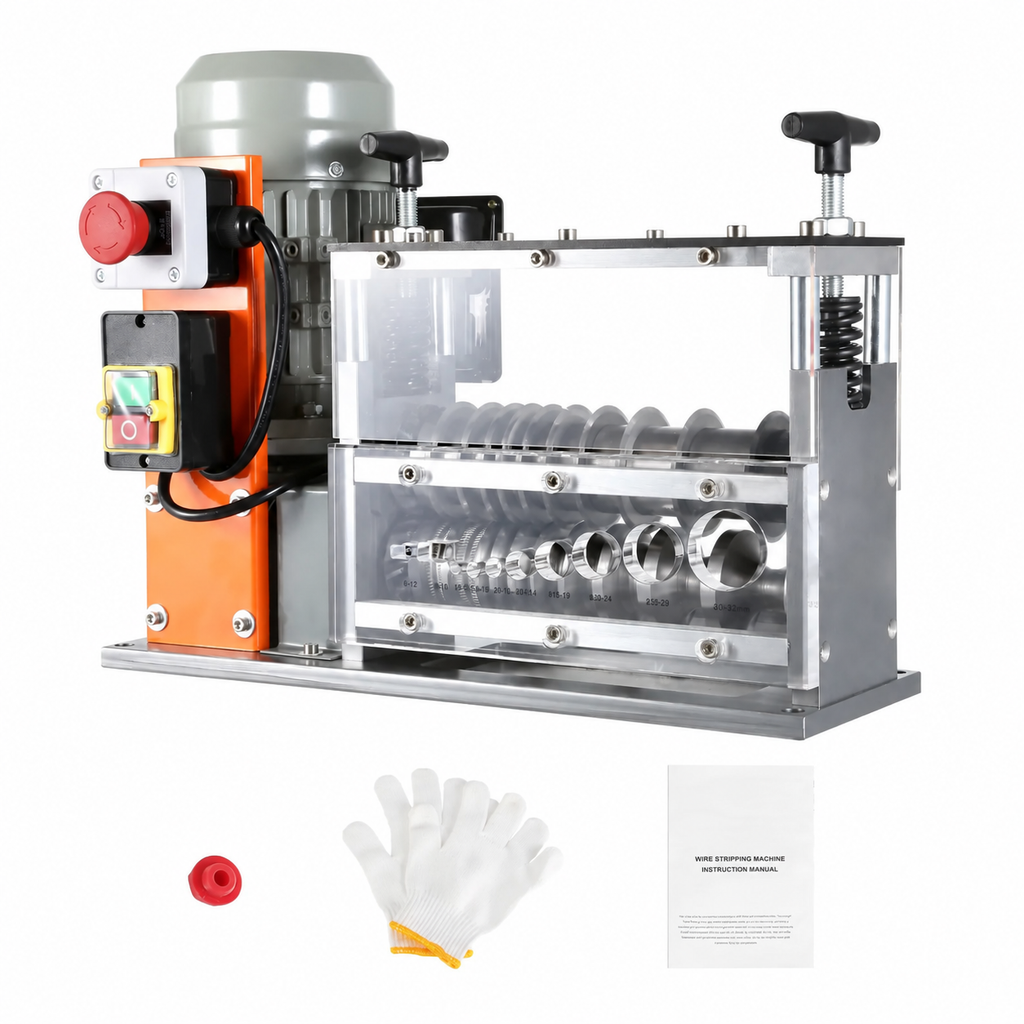 StripForce – 750W Automatic Wire Stripping Machine, 0.06–1.57 in (1.5–39.9 mm), 98 ft/min (29.9 m/min), 10 Channels
