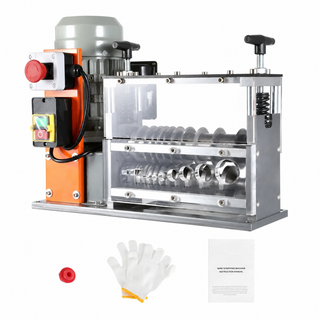 StripForce – 750W Automatic Wire Stripping Machine, 0.06–1.57 in (1.5–39.9 mm), 98 ft/min (29.9 m/min), 10 Channels