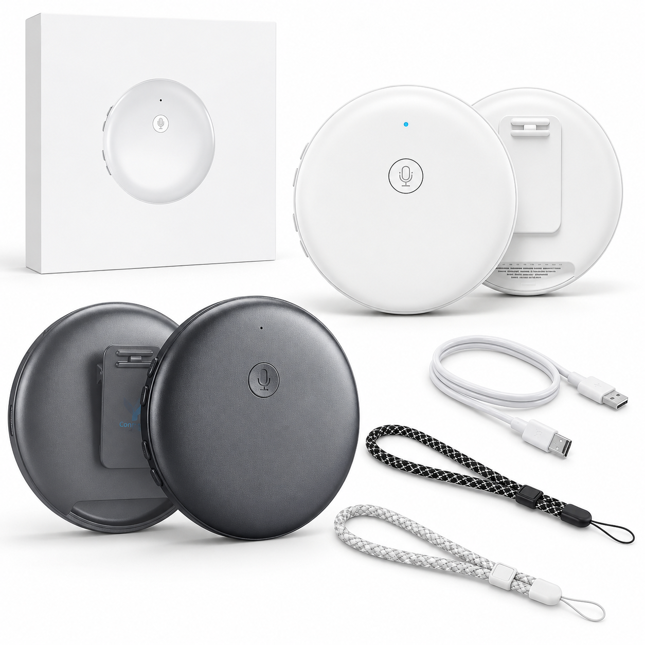 LinguaPod – 🌎 AI Wearable Translator with 165+ Language Two-Way Voice Translation, Smart Learning & Bluetooth for Travel, Work and Everyday Conversations