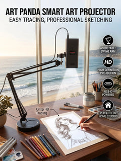 TraceCraft – Wireless Art Tracing Projector with 360° Flexible Arm