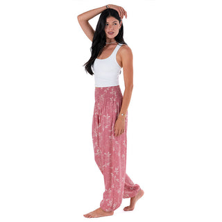 CoralBloom – Buttery-Soft Rayon Harem Pants