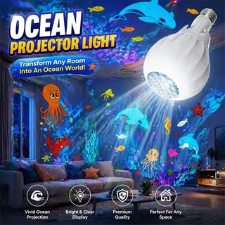 FestiveSpin – 🎄🎅💡 Rotating Christmas Projector Bulb