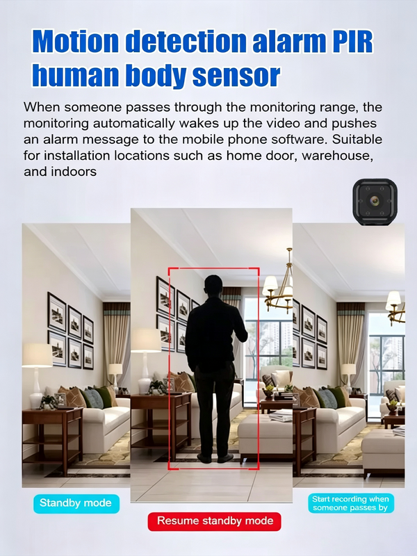 WatchNest – Smart WiFi Security Camera with HD Night Vision