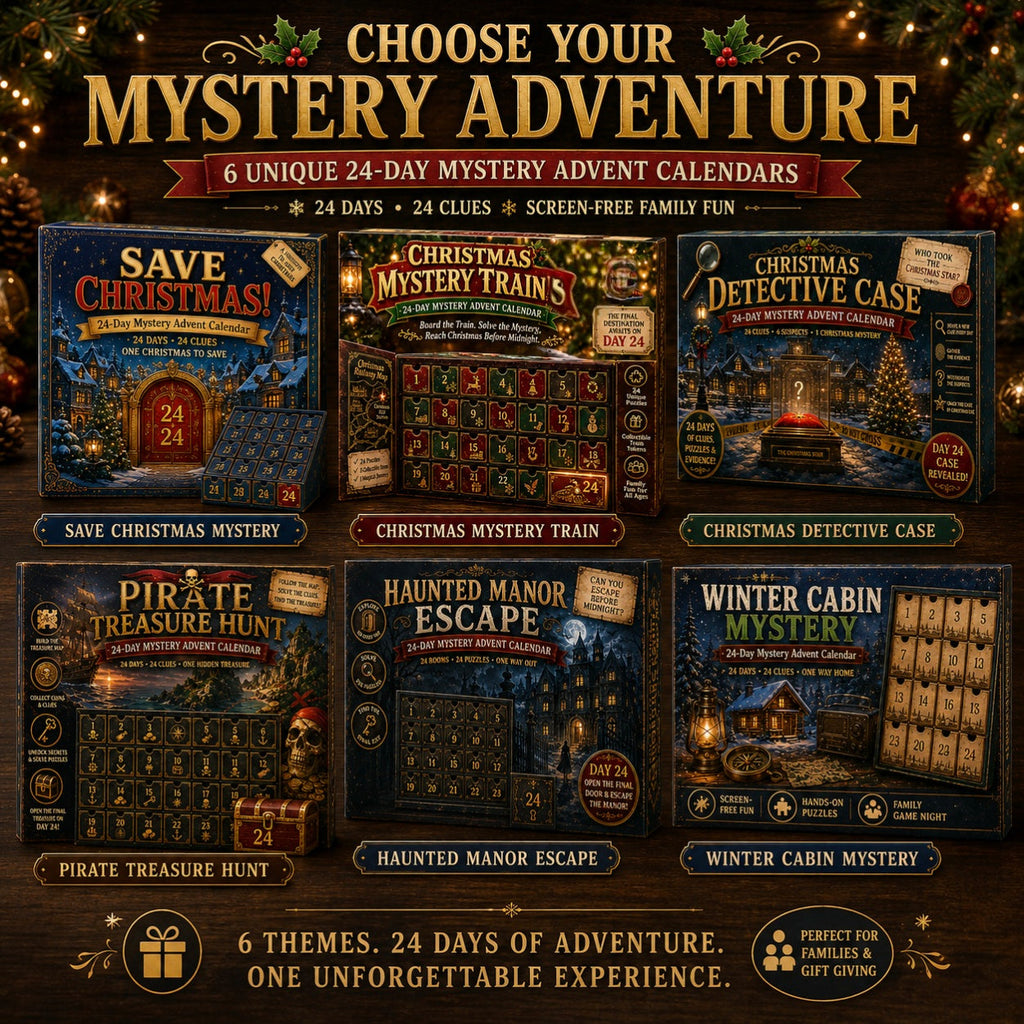⏳🎄🔎 ClueQuest – 24-Day Mystery Adventure Advent Calendar