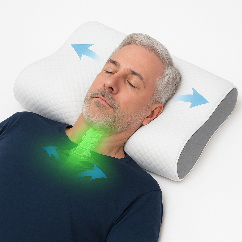 HushAlign – The Anti-Snore Pillow That Silences Snoring by Fixing Your Sleep Posture