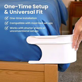SheetLock – Locking Fitted Sheet Corner Holders
