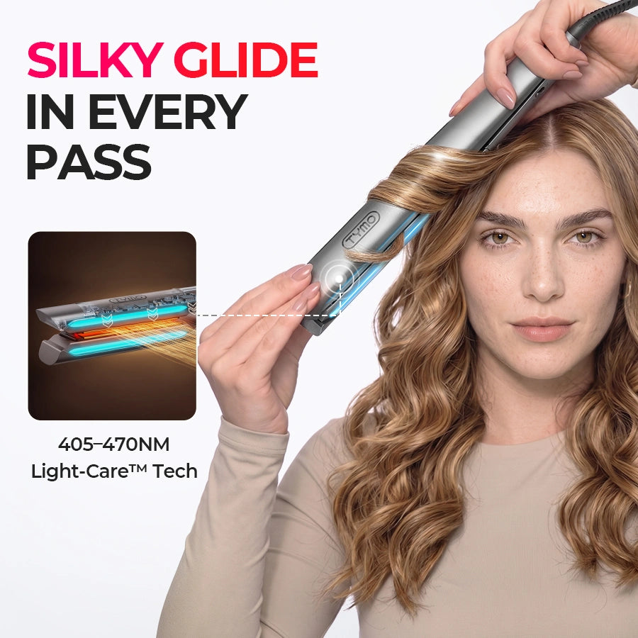 HoloGlide – 2-in-1 Light-Care Hair Straightener and Curler