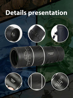 TrailSight – 16x52 HD Monocular, IPX5 Waterproof & Fog-Proof🧭🔭