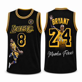 MambaLegend – Mamba Forever #8 #24 Basketball Tribute Jersey