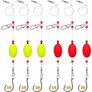 ⭐🎣 SurfSnare – Pre-Tied Saltwater Fish Finder Surf Fishing Rigs (6 Pack)