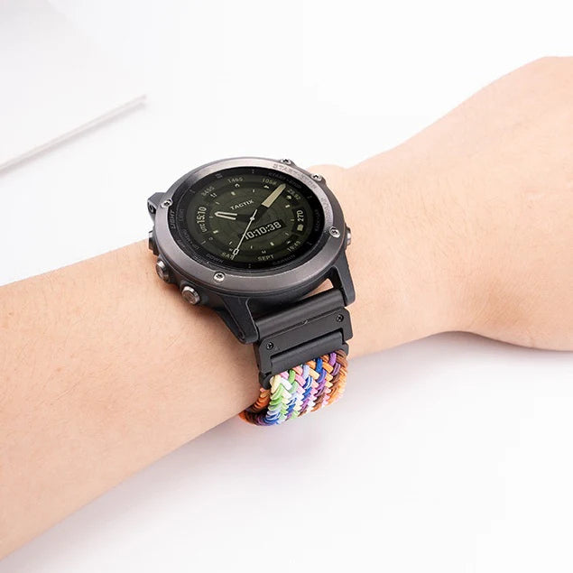 MagWeave – Magnetic Buckle Stretch Nylon Band for Garmin QuickFit 20/22/26mm