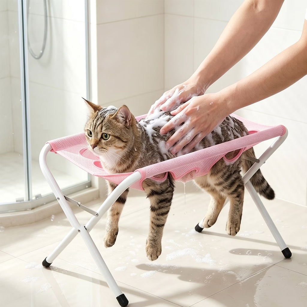 GroomNest – Foldable Pet Grooming Stand