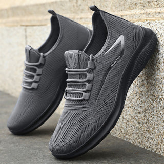 ⏰LAST DAY - 50% OFF🛒Men's Hands Free Slip On Oxford Shoes – Ultra Comfortable knitted fabric shoes, Lightweight Casual Walking Sneakers, Comfortable Dress Shoes, Mesh Urban Shoes for Business & Daily Wear