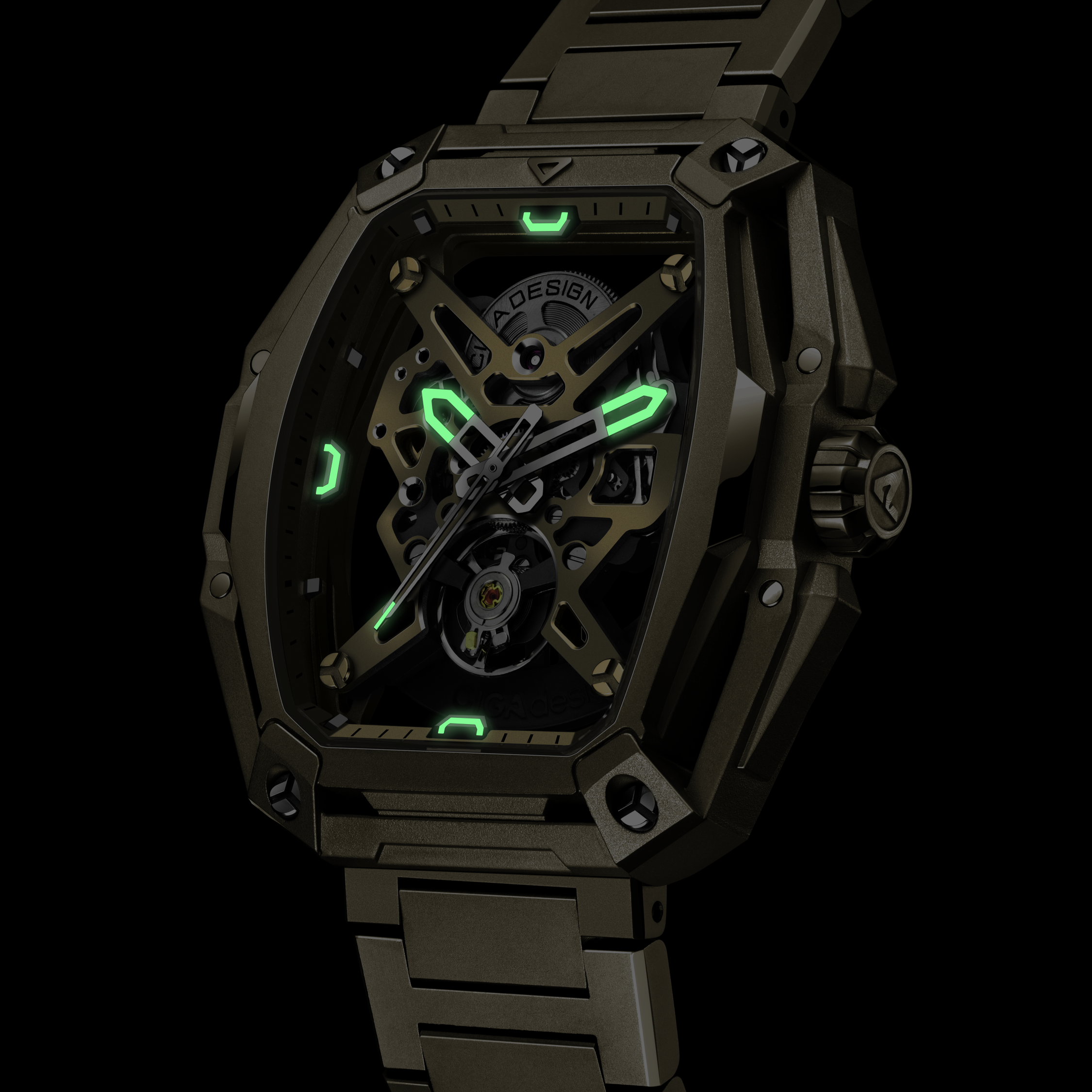 HunterVintage – CIGA Design Skeleton Automatic Watch