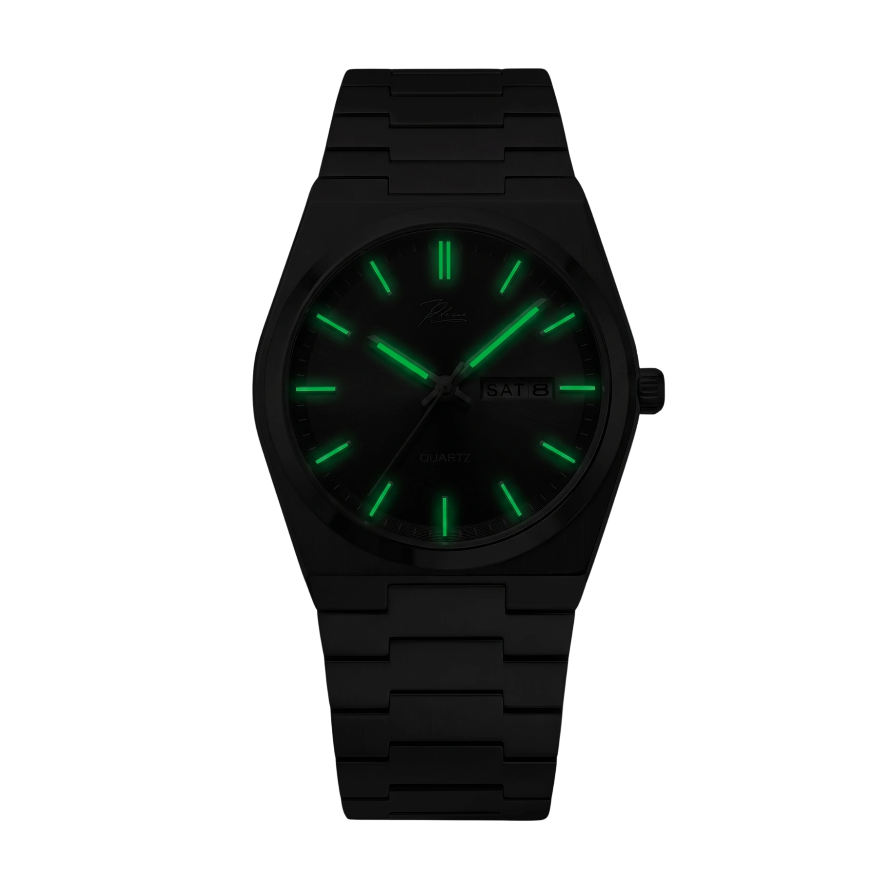 VittorioEdge – Stainless Steel Day/Date Quartz Watch