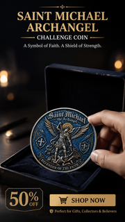 FaithGuard – Saint Michael Archangel Challenge Coin
