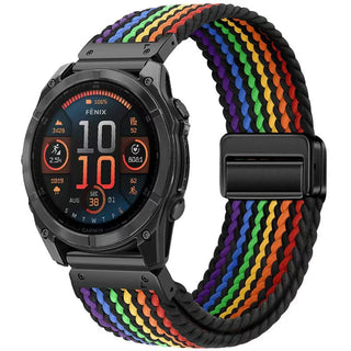 MagWeave – Magnetic Buckle Stretch Nylon Band for Garmin QuickFit 20/22/26mm