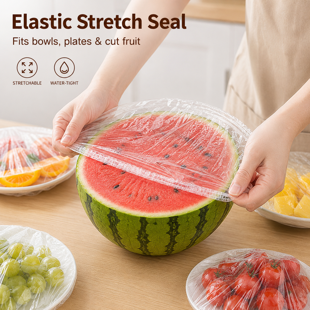 FreshFit – Disposable Stretch Food Covers for Bowls and Plates