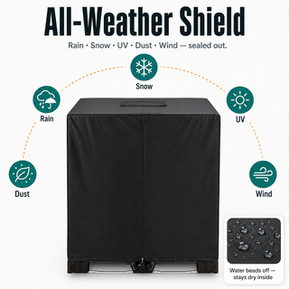 TankGuard – 💧 Waterproof IBC Tote Cover, Heavy-Duty, UV-Blocking, Secure Fit ⛈️