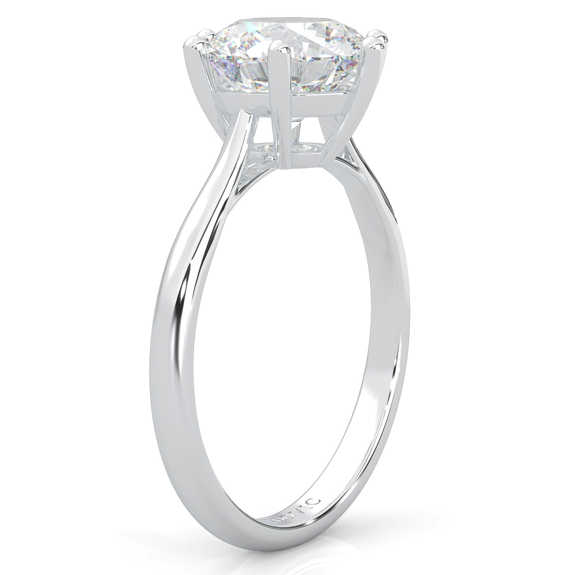 EverBrill – Six-Prong Moissanite Solitaire Ring