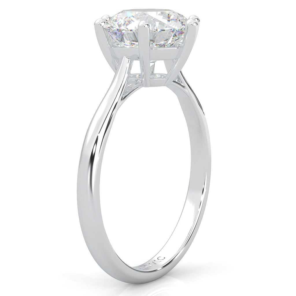 EverBrill – Six-Prong Moissanite Solitaire Ring