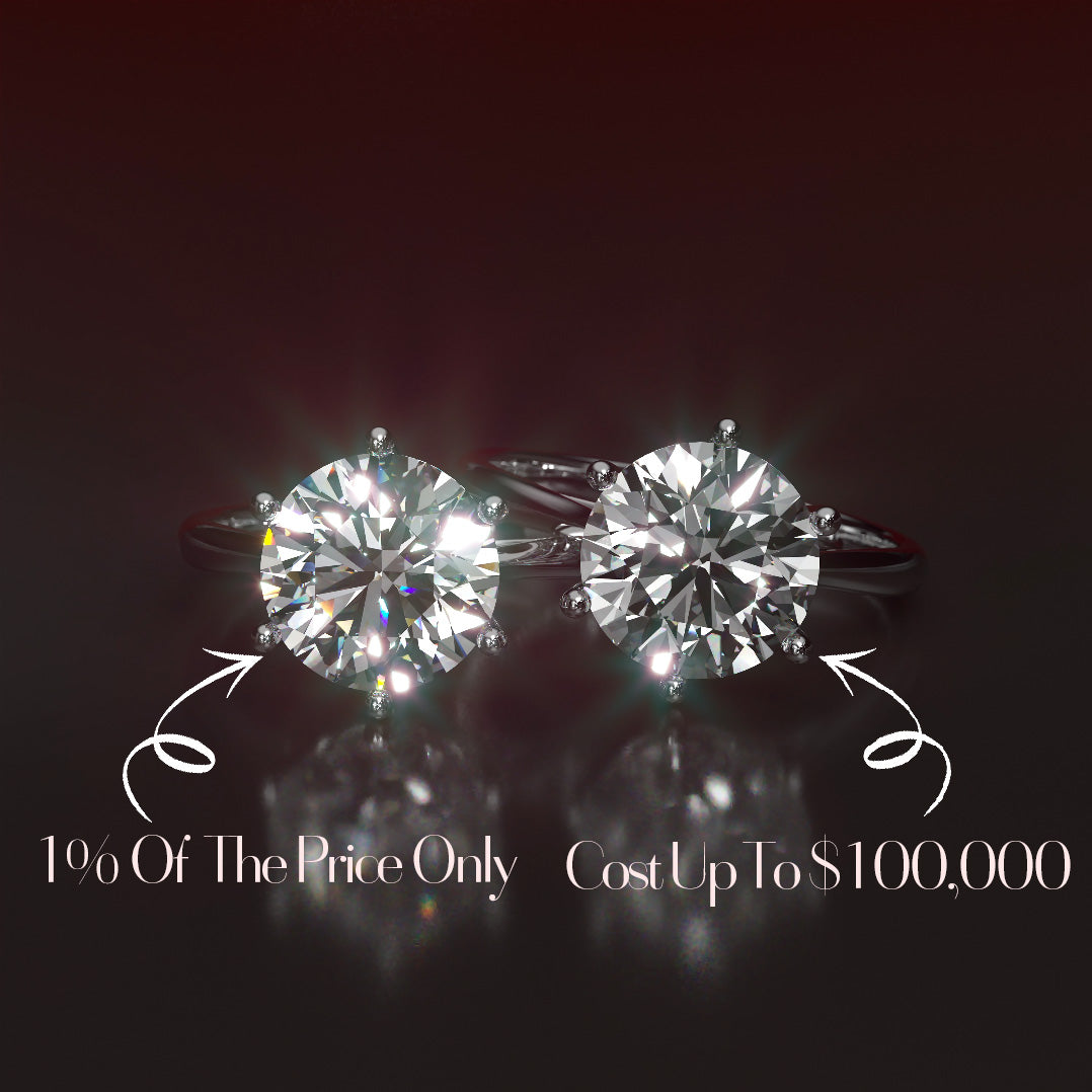 EverBrill – Six-Prong Moissanite Solitaire Ring