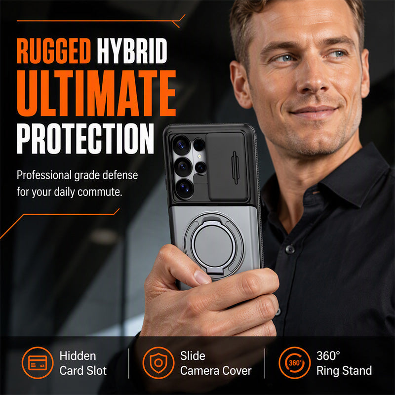 WalletGuard – 2-in-1 Shockproof Phone Case with Hidden Card Holder