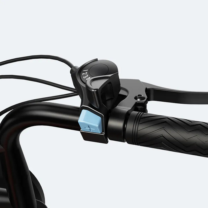 TrailThunder – 1500W Full-Suspension Moped-Style Electric Bike with 20" Fat Tires