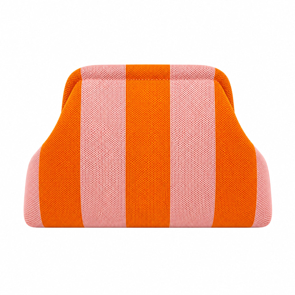 SnapKnit – Snap-Shut Knitted Makeup Bag with Wide Opening