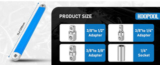 Offset wrench for tight spaces