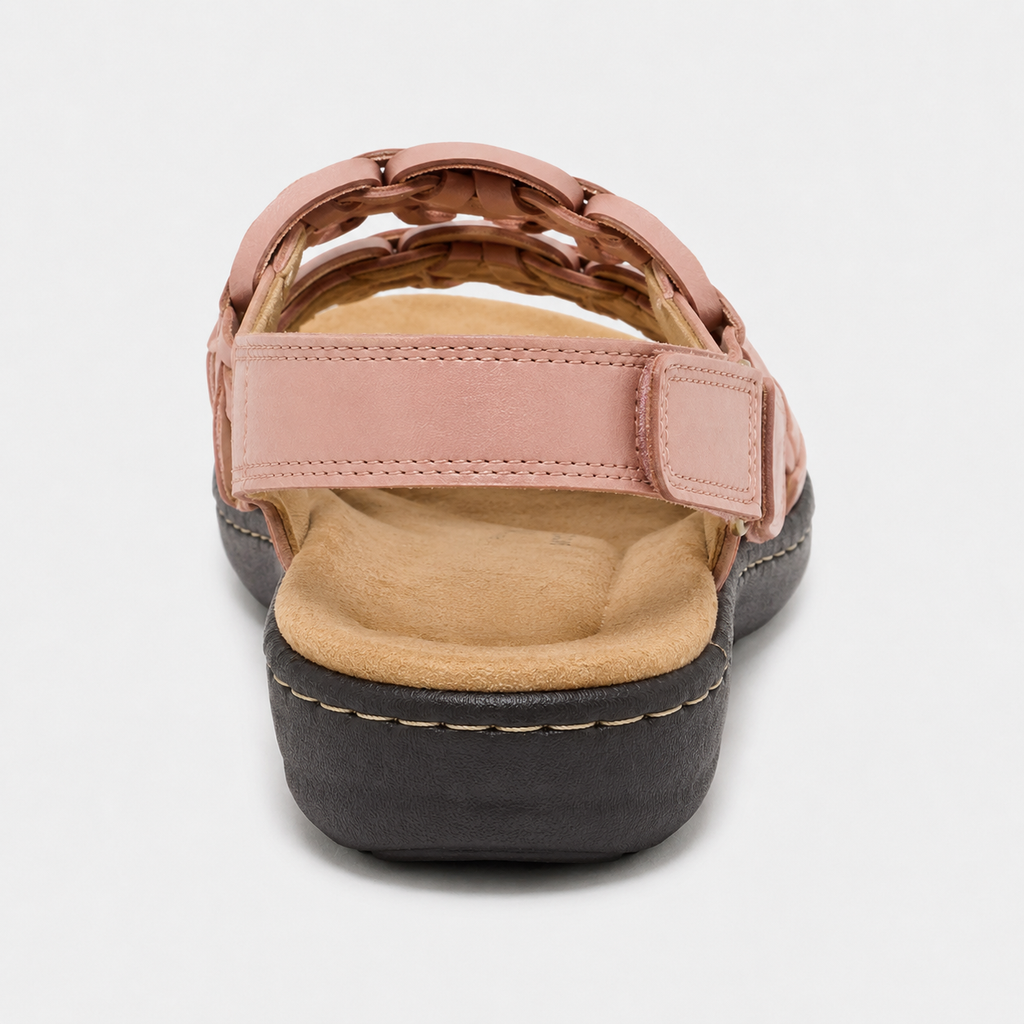 CloudWeave – Women’s Leather Slingback Sandals