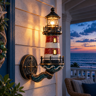 🌊🌊BeaconGlow – Vintage Coastal Lighthouse Wall Light