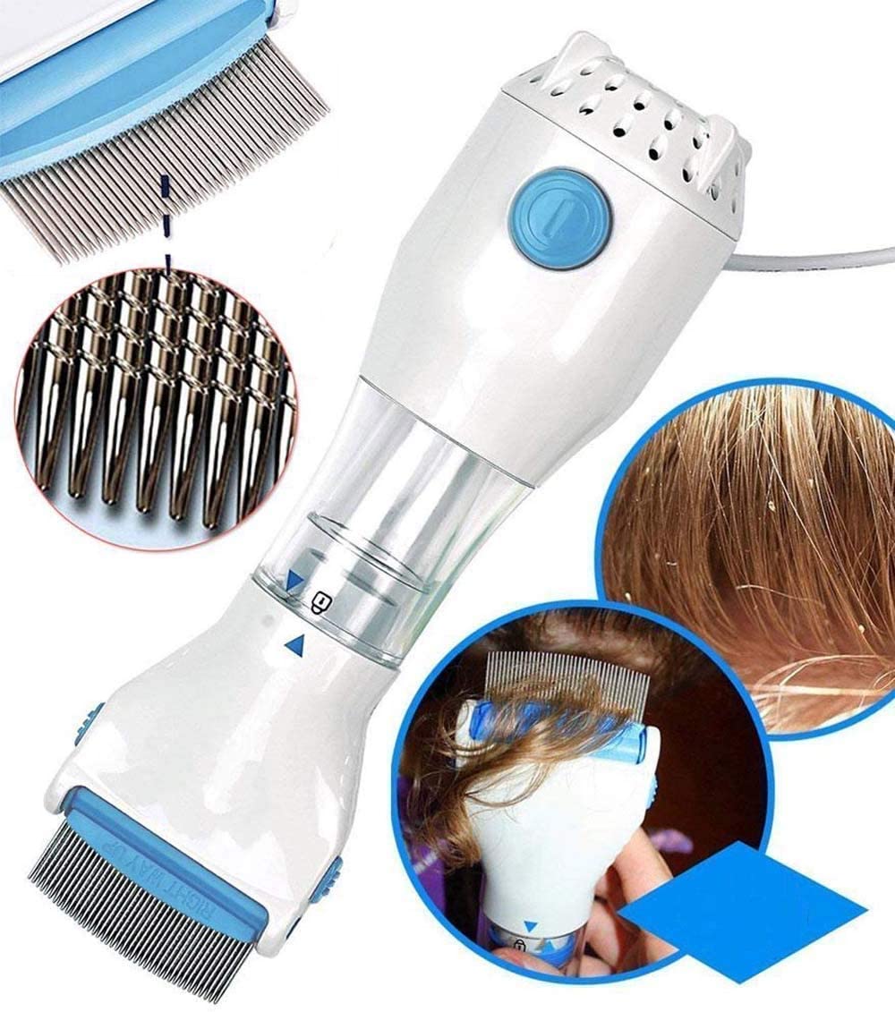 LiceVac – Electric Head Lice & Dandruff Remover Comb