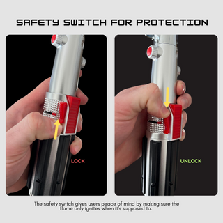 SaberFlame – Lightsaber-Style Refillable Butane Torch Lighter