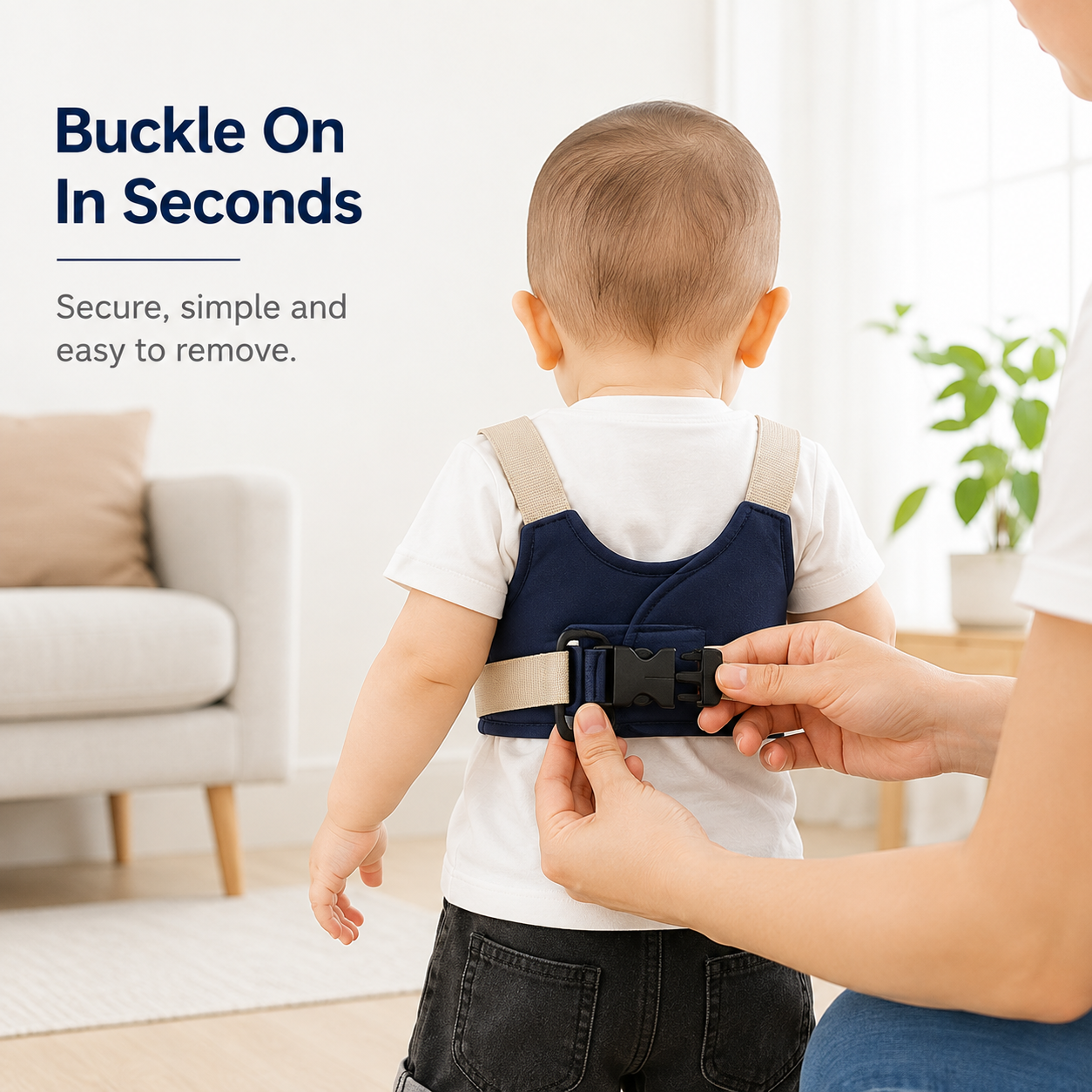 👶 StepGuide – Ergonomic Baby Walking Support Harness