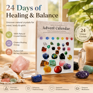 💎CrystalCount – Advent Calendar 2026 with 24 Days of Chakra Crystals & Healing Stones🔮