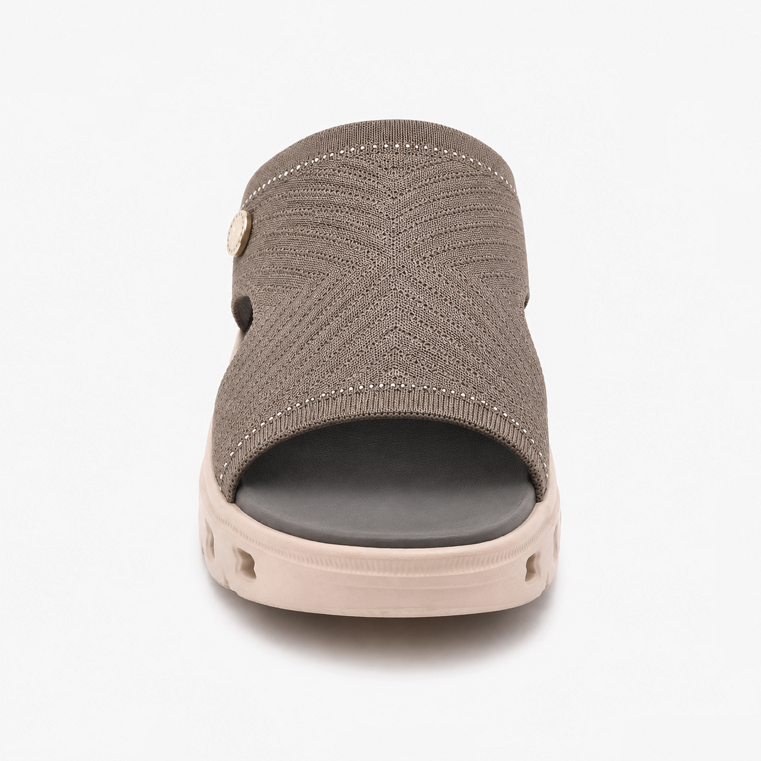 CloudStep – Women's Breathable Knit Comfort Slides with Cushioned Footbed