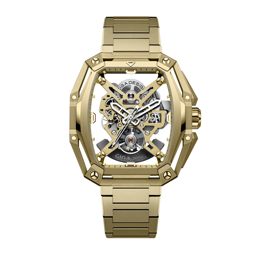 HunterVintage – CIGA Design Skeleton Automatic Watch